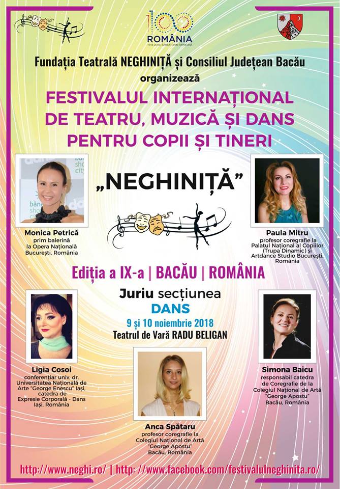 44349852_1812681872183613_4835130957562380288_n Juriul Sectiunii DANS la Festivalul NEGHINITA 2018 (foto Festivalul NEGHINITA)