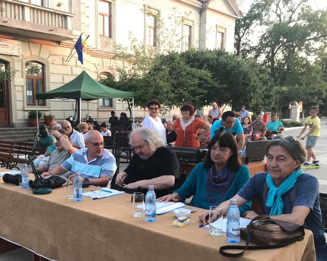 Juriul Festivalului Porto Franco 2019.1100 (foto arh. Paul Prisada)