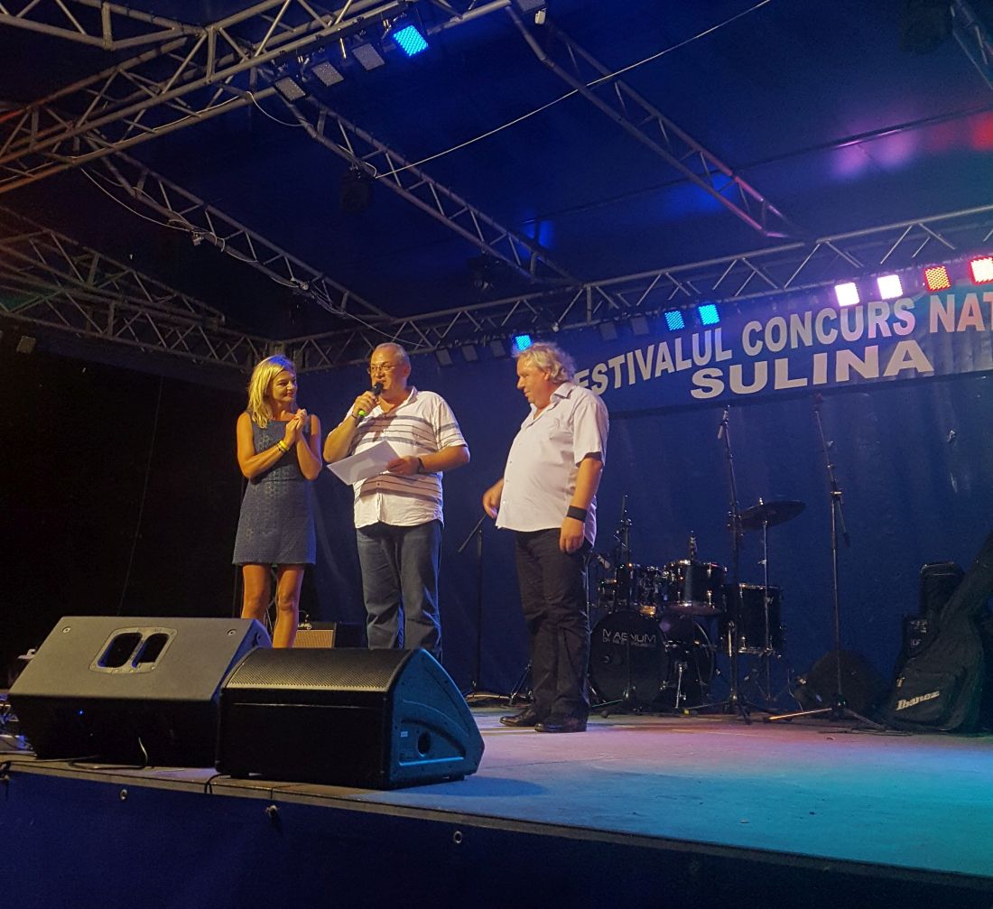 Melania Mihaescu, Bogdan Dragomir si Paul Nour - organizator Festivalul Sulina.1100 (foto arh. Bogdan Dragomir)